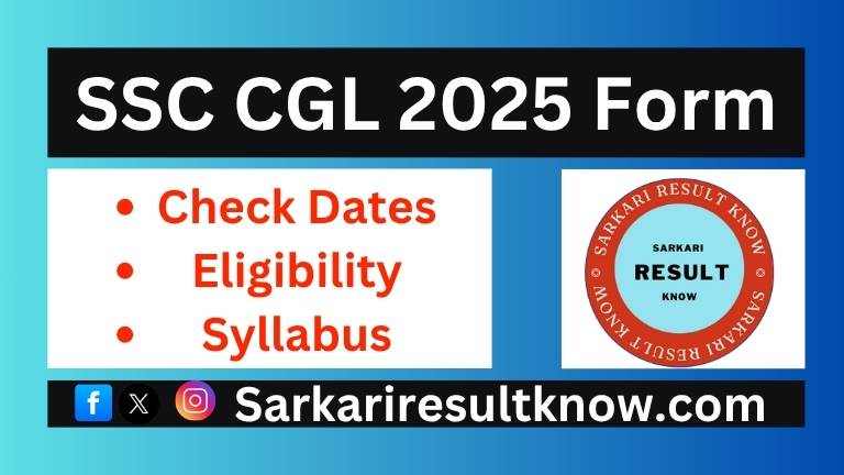 SSC CGL 2025 Form