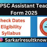 UPPSC Assistant Teacher Form 2025